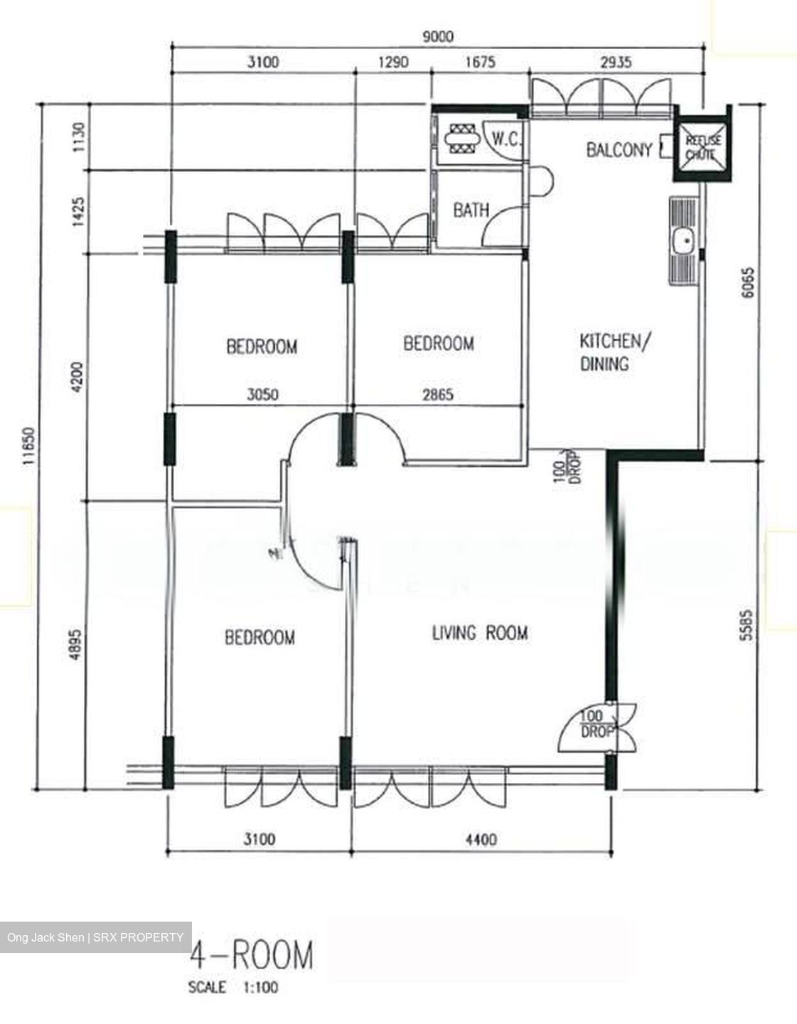Blk 35 Bedok South Parkview (Bedok), HDB 4 Rooms #566244741